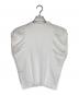 Rene (ルネ) メローネックパフスリーブニットトップス ホワイト サイズ:SIZE M (38)：5000円
