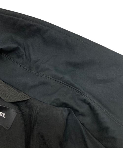 DIESEL（ディーゼル）DIESEL (ディーゼル) トレンチコート ブラック サイズ:XXSの古着・服飾アイテム
