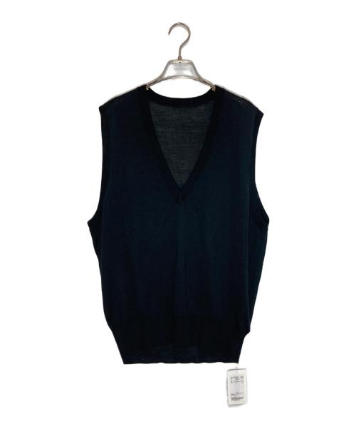 BEAUTY&YOUTH UNITED ARROWS（ビューティーアンドユースユナイテッドアローズ）BEAUTY&YOUTH UNITED ARROWS (ビューティーアンドユースユナイテッドアローズ) ウールハイゲージニットベスト ブラック サイズ:SIZE Free 未使用品の古着・服飾アイテム