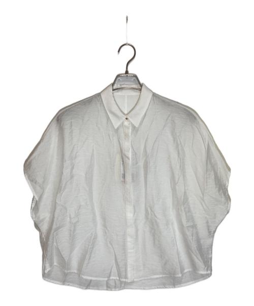 IENA（イエナ）IENA (イエナ) リネン混 襟付きブラウス ホワイト サイズ:SIZE Free 未使用品の古着・服飾アイテム