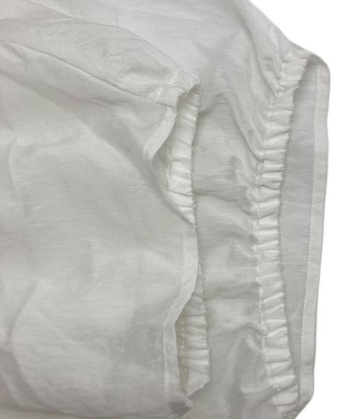 IENA（イエナ）IENA (イエナ) リネン混 襟付きブラウス ホワイト サイズ:SIZE Free 未使用品の古着・服飾アイテム