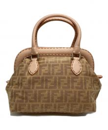 FENDI（フェンディ）の古着「ズッカ柄セレリアハンドバッグ」｜ピンクベージュ