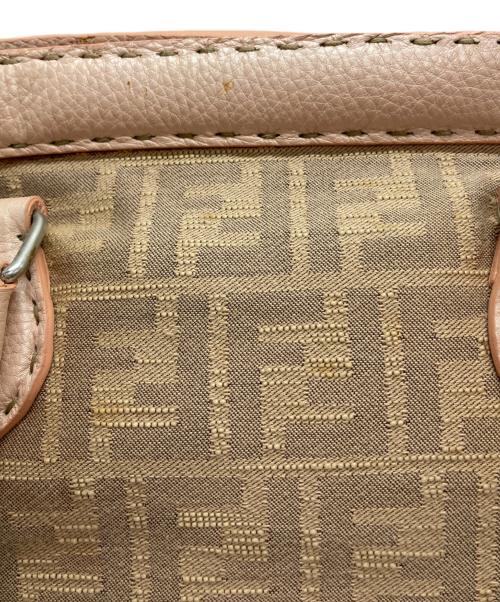 FENDI（フェンディ）FENDI (フェンディ) ズッカ柄セレリアハンドバッグ ピンクベージュ サイズ:-の古着・服飾アイテム
