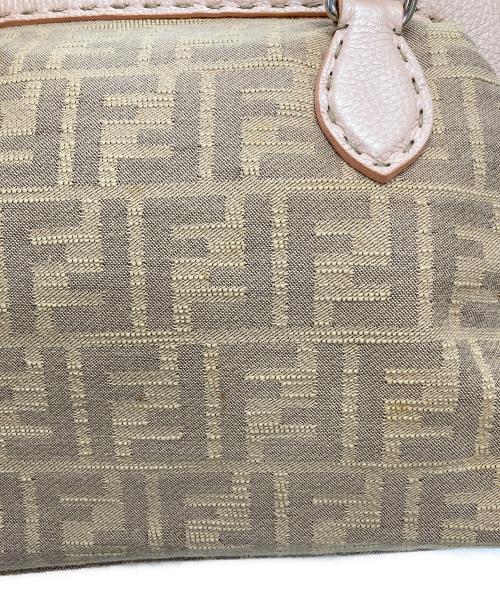 FENDI（フェンディ）FENDI (フェンディ) ズッカ柄セレリアハンドバッグ ピンクベージュ サイズ:-の古着・服飾アイテム