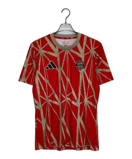 adidas（アディダス）adidas (アディダス) ゲームシャツ レッド サイズ:SIZE J XLの古着・服飾アイテム