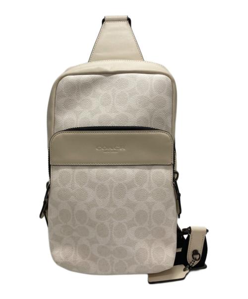 COACH（コーチ）COACH (コーチ) ゴッサム パック・シグネチャー キャンバス ホワイト サイズ:‐の古着・服飾アイテム