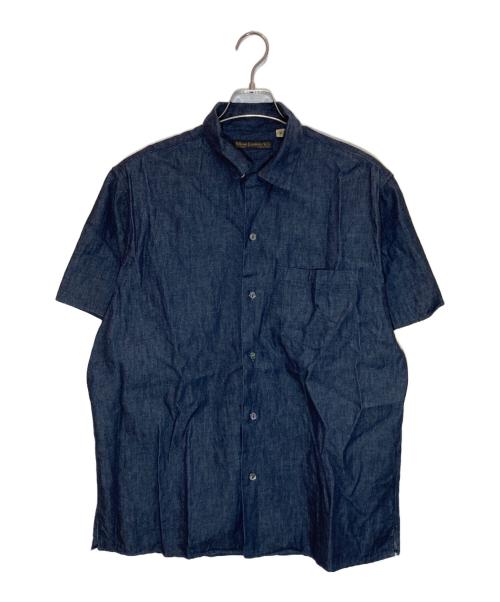 FULLCOUNT（フルカウント）FULLCOUNT (フルカウント) DENIM OPEN COLLAR S/S SHIRT インディゴ サイズ:40の古着・服飾アイテム