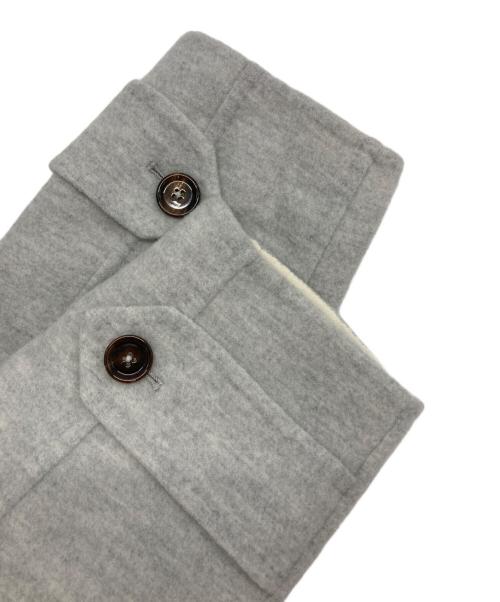 RING JACKET（リングジャケット）RING JACKET (リングジャケット) DOUBLE FACE RAGLAN CAR COAT グレー サイズ:SIZE 2の古着・服飾アイテム