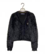 FRED PERRY×RAY BEAMSフレッドペリー×レイ ビームス）の古着「別注シャギーカーディガン」｜ブラック