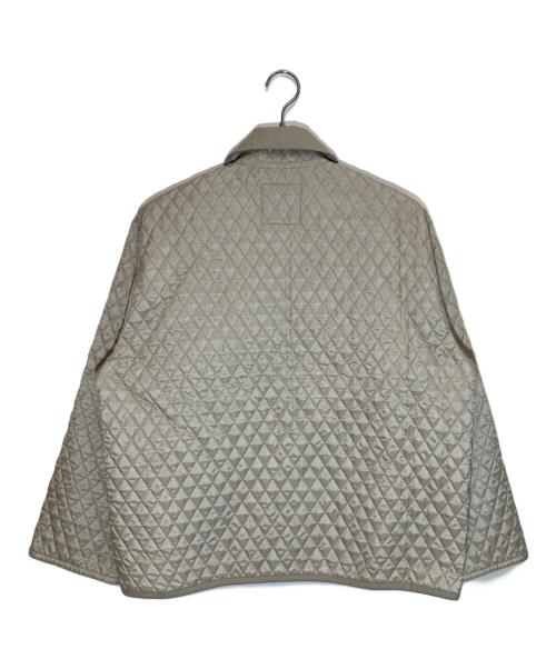 LAVENHAM（ラベンハム）LAVENHAM (ラベンハム) ジップアップキルティングジャケット アイボリー サイズ:Ⅿの古着・服飾アイテム