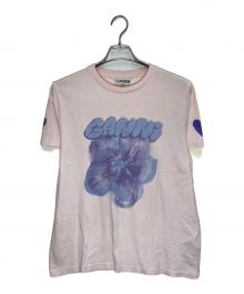 GANNI×TOMORROW LAND（ガニー×トゥモローランド）の古着「プリントTシャツ」｜ピンク