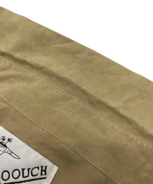 GOOUCH（グーチ）goouch (グーチ) シルク刺繍シャツ ベージュ サイズ:Ⅿの古着・服飾アイテム