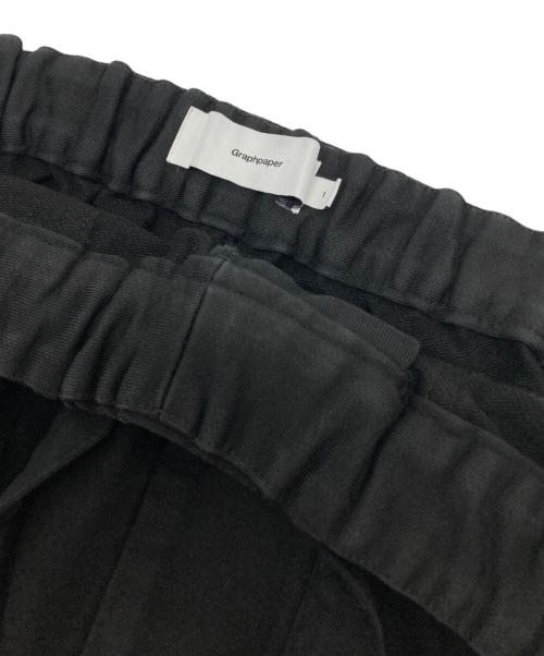Graphpaper（グラフペーパー）Graphpaper (グラフペーパー) BAKER SWEAT SHORTS ブラック サイズ:1の古着・服飾アイテム