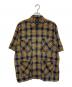 BEAMS（ビームス）の古着「CHECK CUBA SHIRT」｜ネイビー×イエロー