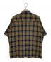 BEAMS (ビームス) CHECK CUBA SHIRT ネイビー×イエロー サイズ:S：4000円
