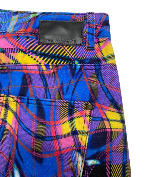 Desigual（デシグアル）Desigual (デシグアル) María Escoté (マリアエスコテ) 変形チェック柄パンツ マルチカラー サイズ:Lの古着・服飾アイテム