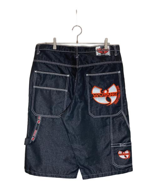 WU-TANG（ウータン）Wu-Tang (ウータン) デニムハーフパンツ ブラック サイズ:36の古着・服飾アイテム
