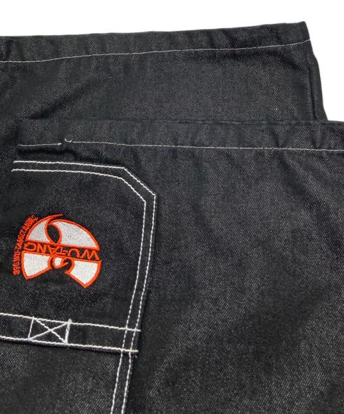 WU-TANG（ウータン）Wu-Tang (ウータン) デニムハーフパンツ ブラック サイズ:36の古着・服飾アイテム