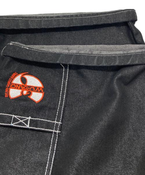 WU-TANG（ウータン）Wu-Tang (ウータン) デニムハーフパンツ ブラック サイズ:36の古着・服飾アイテム