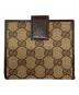 GUCCI (グッチ) GGキャンバスWホック財布 ベージュ サイズ:-：8000円