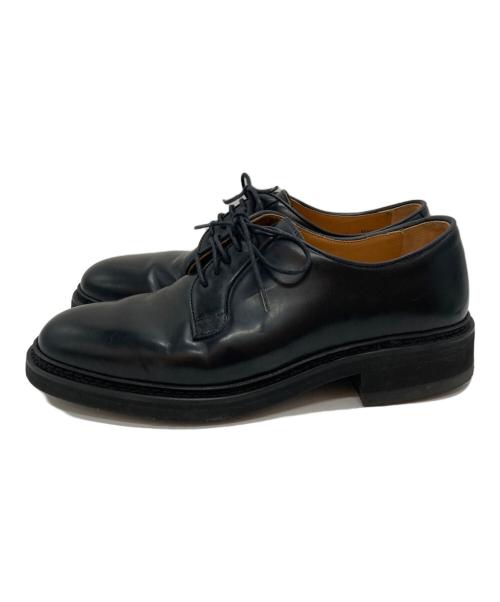 berwick（バーウィック）berwick (バーウィック) プレーントゥ コーティングレザーシューズ ブラック サイズ:SIZE 5 1/2の古着・服飾アイテム