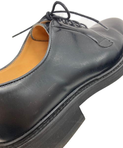 berwick（バーウィック）berwick (バーウィック) プレーントゥ コーティングレザーシューズ ブラック サイズ:SIZE 5 1/2の古着・服飾アイテム