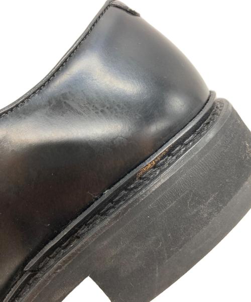 berwick（バーウィック）berwick (バーウィック) プレーントゥ コーティングレザーシューズ ブラック サイズ:SIZE 5 1/2の古着・服飾アイテム