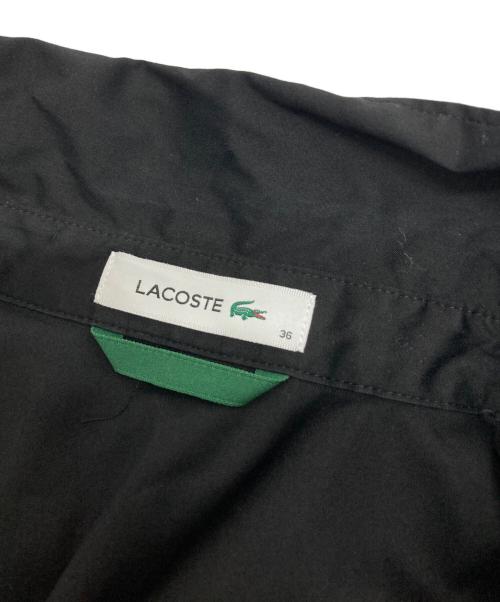LACOSTE（ラコステ）LACOSTE (ラコステ) キモノスリーブシャツドレス ブラック サイズ:SIZE 36の古着・服飾アイテム