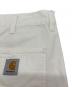 中古・古着 CarHartt (カーハート) DOUBLE KNEE PANT ホワイト サイズ:SIZE W34×L32：12000円