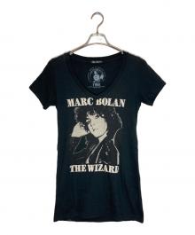 Hysteric Glamour（ヒステリックグラマー）の古着「T-REX/THE WIZARD pt VネックT」｜ブラック