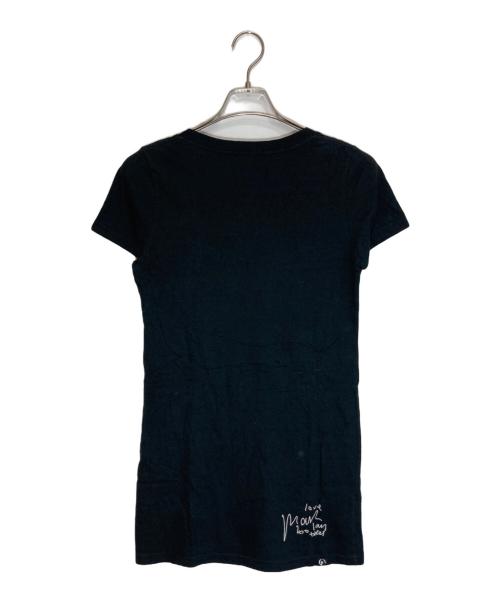 Hysteric Glamour（ヒステリックグラマー）Hysteric Glamour (ヒステリックグラマー) T-REX/THE WIZARD pt VネックT ブラック サイズ:SIZE Freeの古着・服飾アイテム