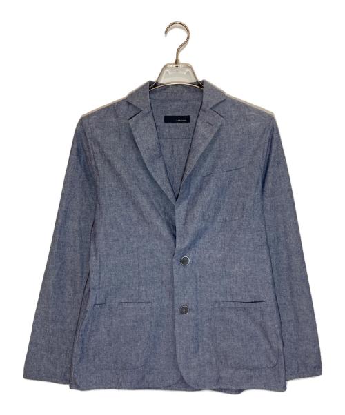 LARDINI（ラルディーニ）LARDINI (ラルディーニ) コットン2Bテーラードジャケット ブルー サイズ:Sの古着・服飾アイテム