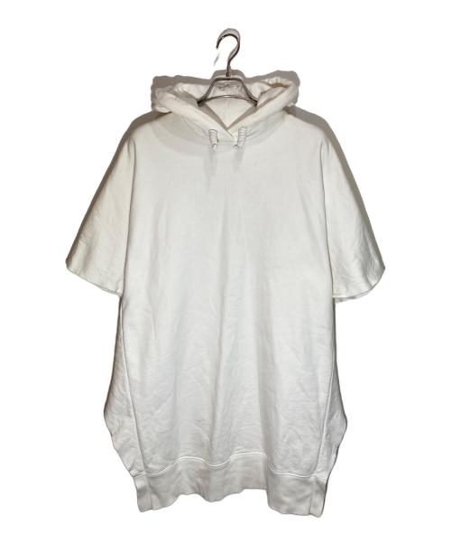 MM6 Maison Margiela（エムエムシックスメゾンマルジェラ）MM6 Maison Margiela (エムエムシックスメゾンマルジェラ) フーデッドノースリーブパーカー ホワイト サイズ:Sの古着・服飾アイテム