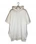 MM6 Maison Margiela（エムエムシックスメゾンマルジェラ）の古着「フーデッドノースリーブパーカー」｜ホワイト