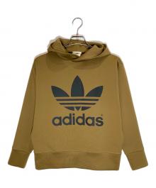adidas×HYKE（アディダス×ハイク）の古着「ロゴプリントパーカー」｜ブラウン
