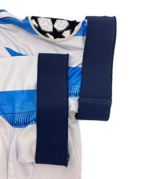 MACRON（マクロン）macron (マクロン) レプリカユニフォーム ホワイト×ブルー サイズ:Ⅿの古着・服飾アイテム