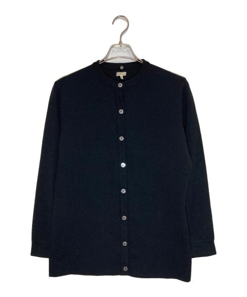 HERMES（エルメス）HERMES (エルメス) クルーネックカーディガン ブラック サイズ:Ⅿの古着・服飾アイテム