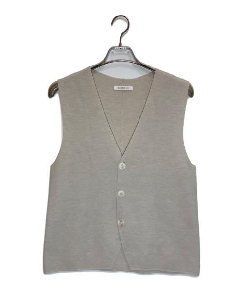 GALERIE VIE（ギャルリーヴィー）GALERIE VIE (ギャルリーヴィー) ウーステッドミラノ Vネックベスト ベージュ サイズ:SIZE Freeの古着・服飾アイテム