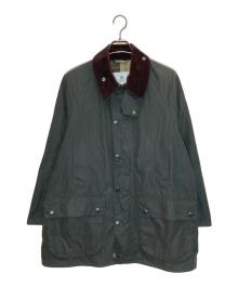 Barbour（バブアー）の古着「OVERSIZE WAX BEAUFORT」｜グリーン