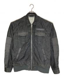 AVIREX（アヴィレックス）の古着「TYPE BLUE CUSTOM G-JACKET」｜ブラック