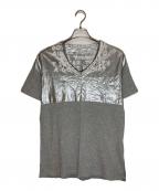 MM6 Maison Margielaエムエムシックスメゾンマルジェラ）の古着「エイズTシャツ」｜グレー