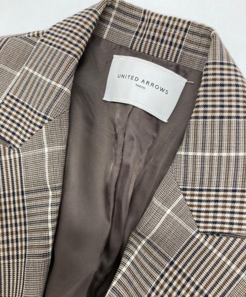 UNITED ARROWS（ユナイテッドアローズ）UNITED ARROWS (ユナイテッドアローズ) ダブルボタン ブレザー ブラウン サイズ:36の古着・服飾アイテム