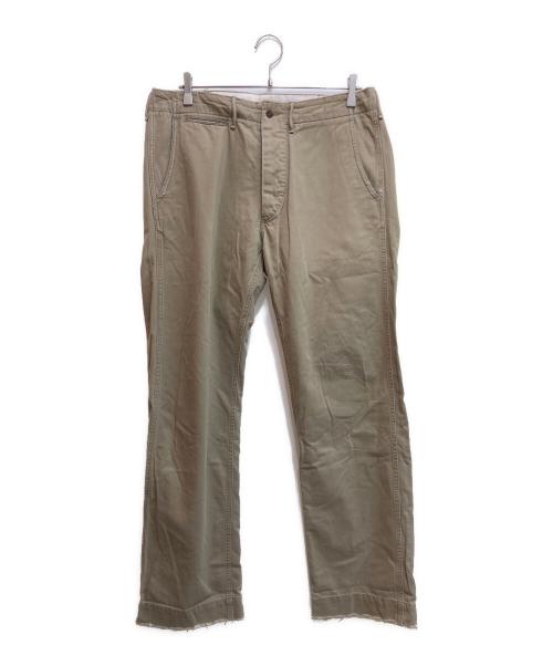 RRL（ダブルアールエル）RRL (ダブルアールエル) ミリタリーチノパンツ ベージュ サイズ:32の古着・服飾アイテム