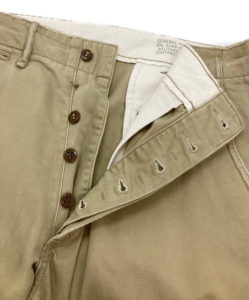 RRL（ダブルアールエル）RRL (ダブルアールエル) ミリタリーチノパンツ ベージュ サイズ:32の古着・服飾アイテム