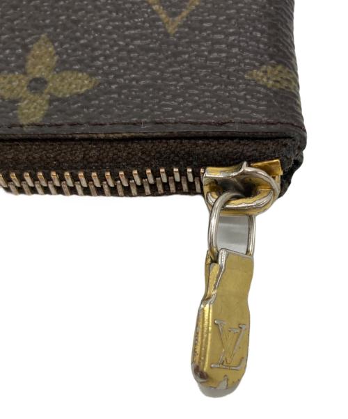 LOUIS VUITTON（ルイ ヴィトン）LOUIS VUITTON (ルイ ヴィトン) ポシェット・クレ　コインケース ブラウンの古着・服飾アイテム