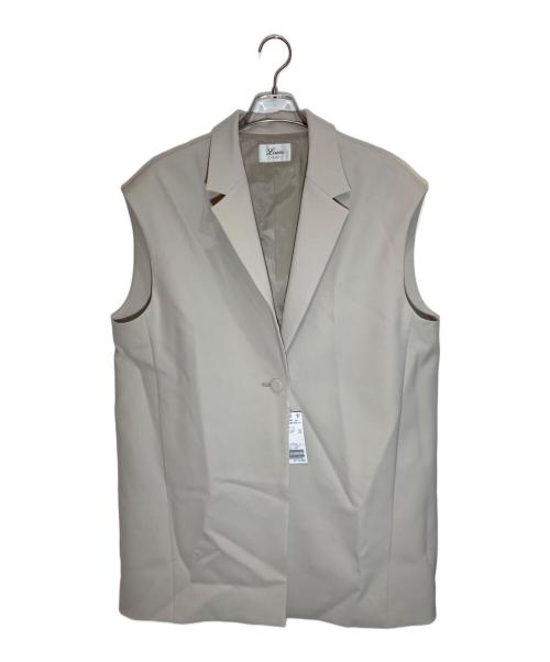 Lisiere（リジェール）Lisiere (リジェール) COCOON VEST ベージュ サイズ:-の古着・服飾アイテム