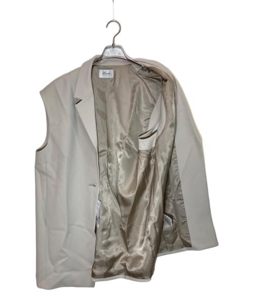 Lisiere（リジェール）Lisiere (リジェール) COCOON VEST ベージュ サイズ:-の古着・服飾アイテム