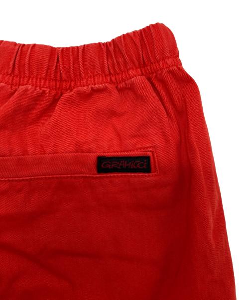 GRAMICCI（グラミチ）GRAMICCI (グラミチ) WHITE MOUNTAINEERING (ホワイトマウンテ二アニング) GARMENT DYED WIDE SHORT PANTS レッド サイズ:2の古着・服飾アイテム