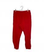 MAISON EUREKAメゾンエウレカ）の古着「VINTAGE LIKE SWEAT PANTS」｜レッド
