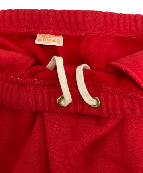 MAISON EUREKA（メゾンエウレカ）MAISON EUREKA (メゾンエウレカ) VINTAGE LIKE SWEAT PANTS レッド サイズ:Ⅿの古着・服飾アイテム